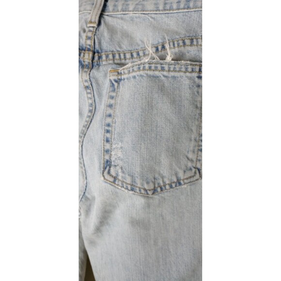 VTG J.Crew Men's Denim Jean Distressed Button Fly Light Wash Blue Size 30x30 - Picture 6 of 12